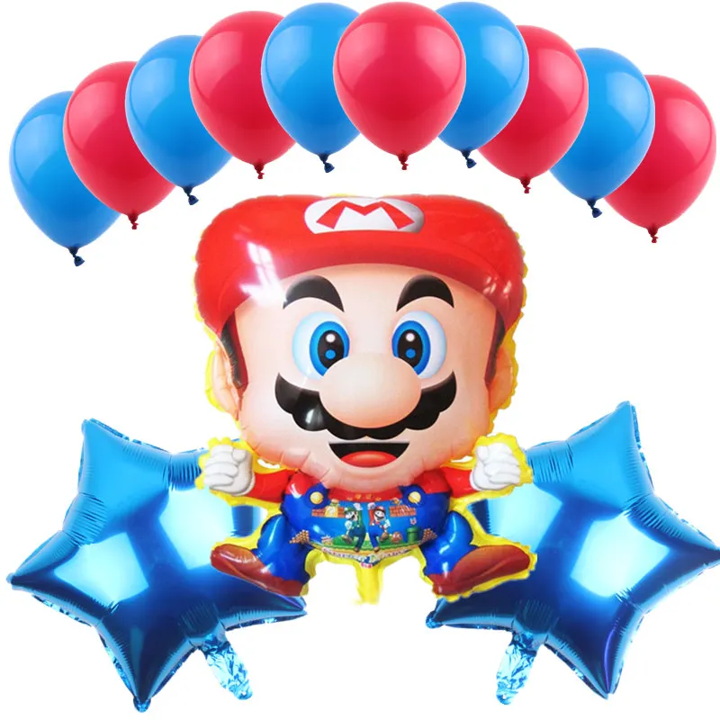 

GOGO PAITY New 13pcs/lot Cartoon Series Balloons Birthday Party Decorative Balloons High Quality