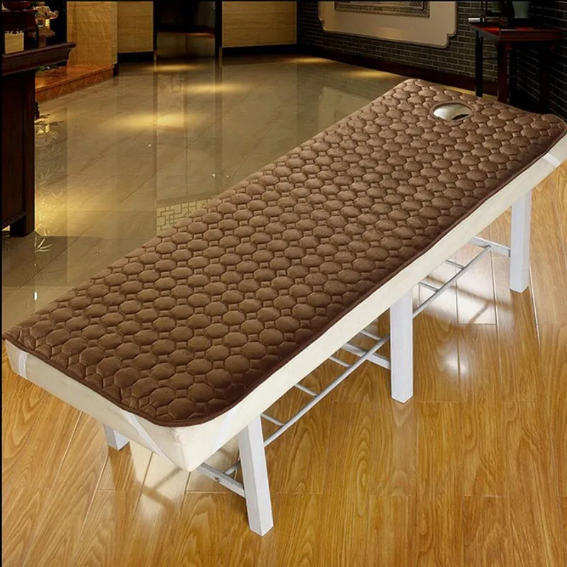 Non Slip Massage Bed Sheet Linens Cotton Spa Massage Mattress With