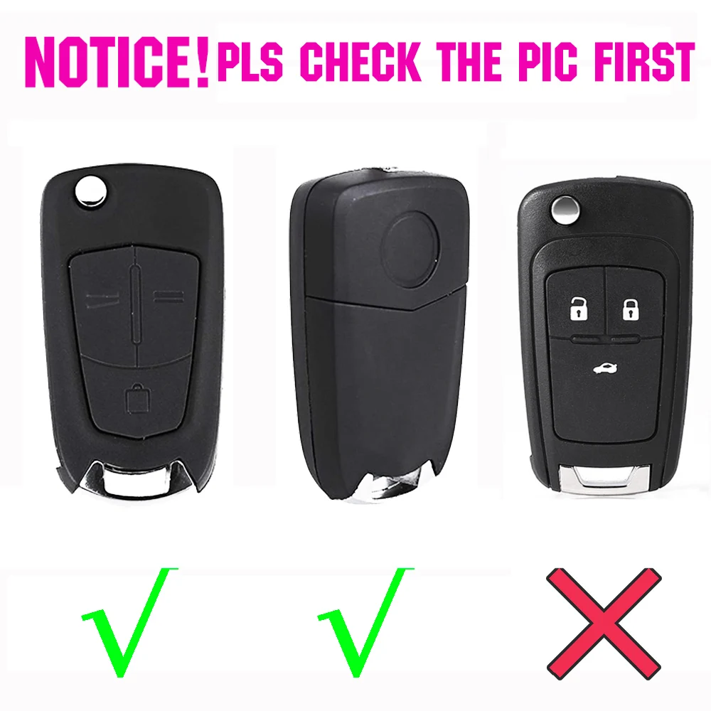 Silicone Car Remote Key Fob Shell Cover Case For Vauxhall Opel