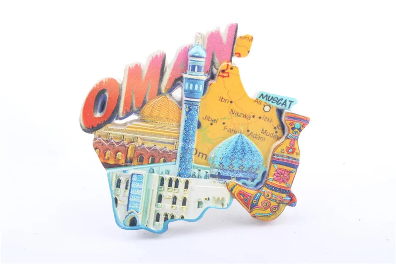 Сувенирные Смола тенерифа Корфу METENPA MUSGAT World Trip City 3D магниты на холодильник