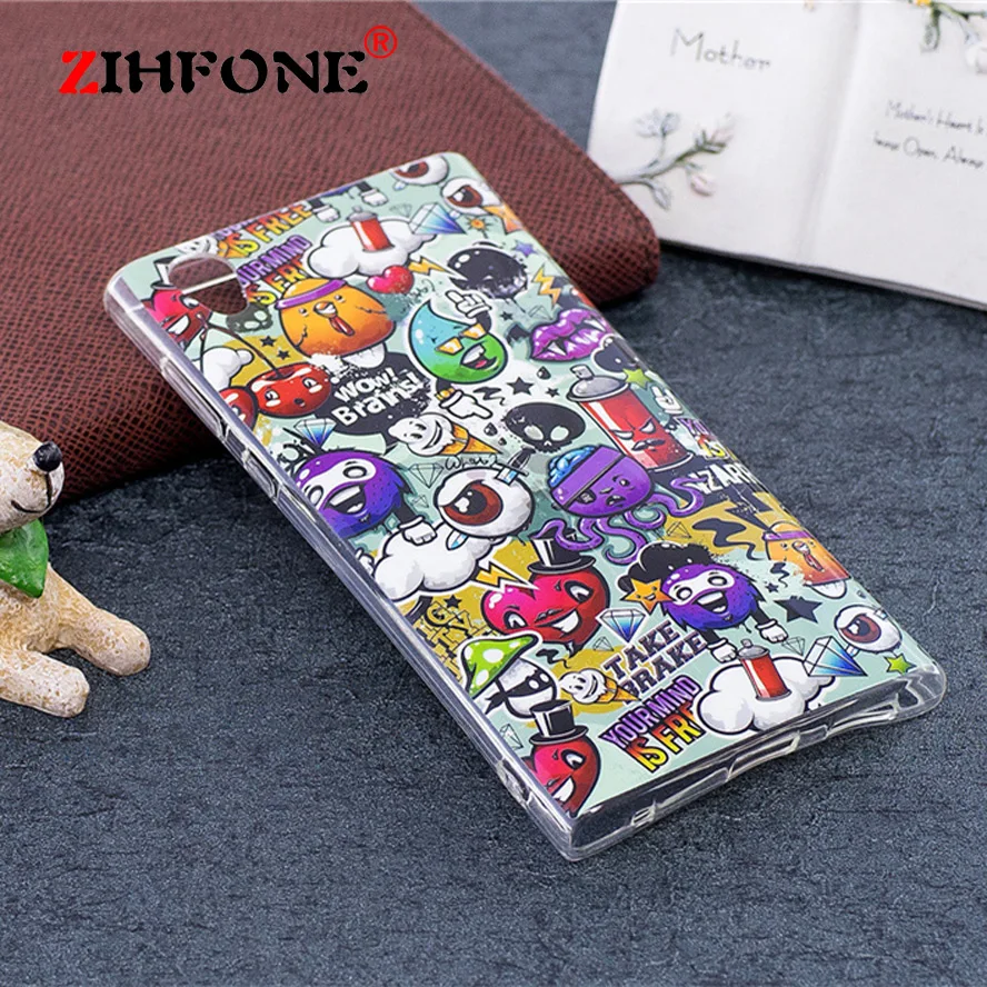 

ZIHFONE Luminous Phone Case For Sony Xperia L1 Sony L1 G3311 G3312 G3313 Sony Xperia E6 Dual Silicone Bag Covers Skin Shell