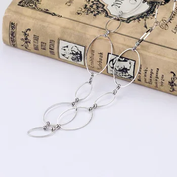 

Chain diy jewelry accessories handmade material oval copper chain clothes accessories 3meters
