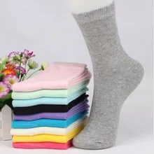 5 пар/лот, новые модные женские носки, женские носки, зимние носки, однотонные женские носки
