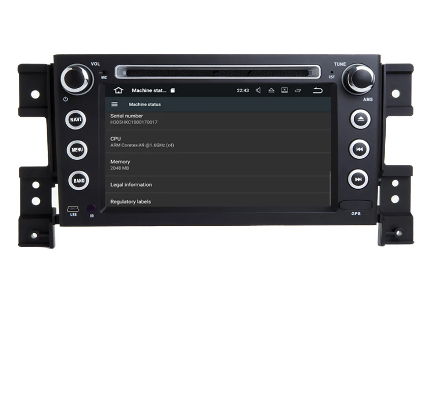 Perfect 7" HD Android 7.1 Car GPS Navigation for Suzuki Grand Vitara multimedia car radio stereo dvd with steering wheel camera DVR Map 11