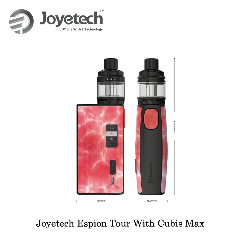 Электронная сигарета Joyetech Espion Tour 220 Вт Cubis Max Starter Kit 5 0 мл NCFilm нагреватель сменный