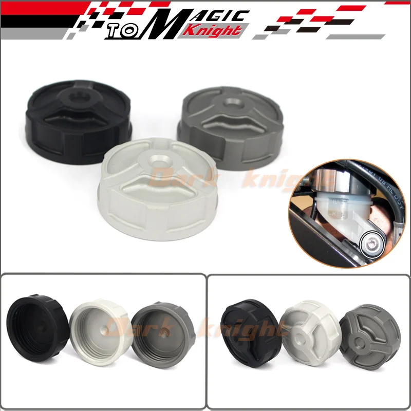 

Motorcycle CNC Aluminum Rear Brake master cylinder fluid Reservoir Cover Cap For BMW R1200GS R1200GS Adventure 2013-2016