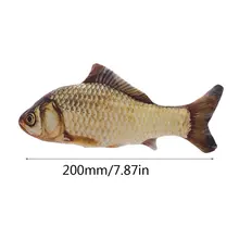 Creative Simulation Grass Fish Pillow Cat Mint Fish Pillow Funny Cat Plush Toy Pet Toy Doll Home Doll chi s cheese cat private sweet cat papa big eyes cat plush toy doll kids toy home pillow