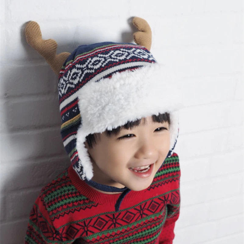 Low Price Baby Hat knitted Bule 12 24 Month Babys Boys Girls Hats
