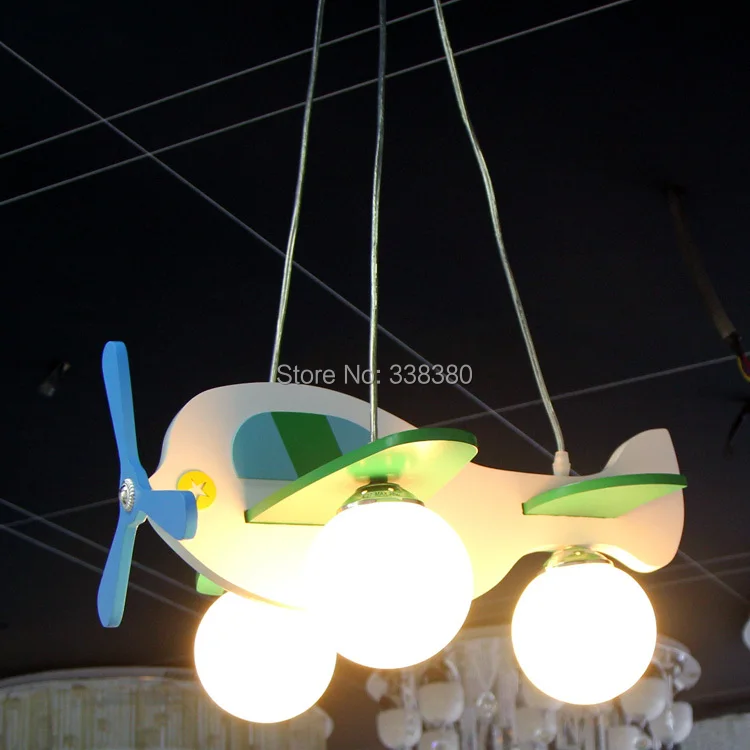 Потолочные светильники Модель самолета стеклянные лампы для детей детские комнаты потолочный светильник для украшение для детской комнаты декор