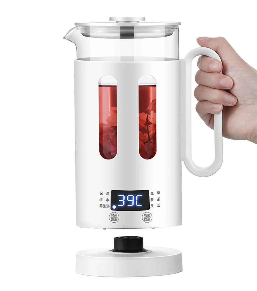 600 мл мини многофункциональный электрический чайник, сохраняющий здоровье, стеклянный вареный чайник, бутылка для горячей воды, теплый чайник 220 В