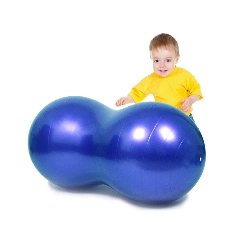 90x45 см антиразрывная форма арахиса Fitball мяч для занятий йогой фитнесом