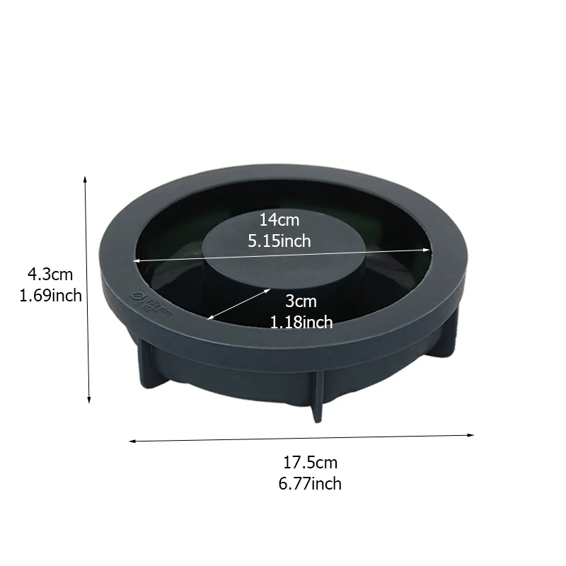 3D Silicone Black Doughnut Mold For Cakes Chocolate Brownies Pastry Mould Bakery DIY Bread Dessert Molds Kitchen Baking Tool