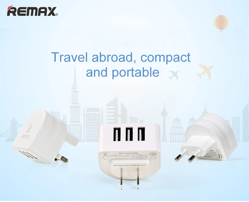 REMAX 3 порта USB смарт-зарядное устройство US/EU/UK мобильные телефоны адаптер питания быстрая зарядка универсальный для iPhone 7 6s 6 samsung Xiaomi LG