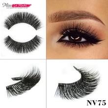 

Misslamode false eyelashes individual eyelash extension crossing make up false mink eyelashes natural faux cils NV75 Flash Sale