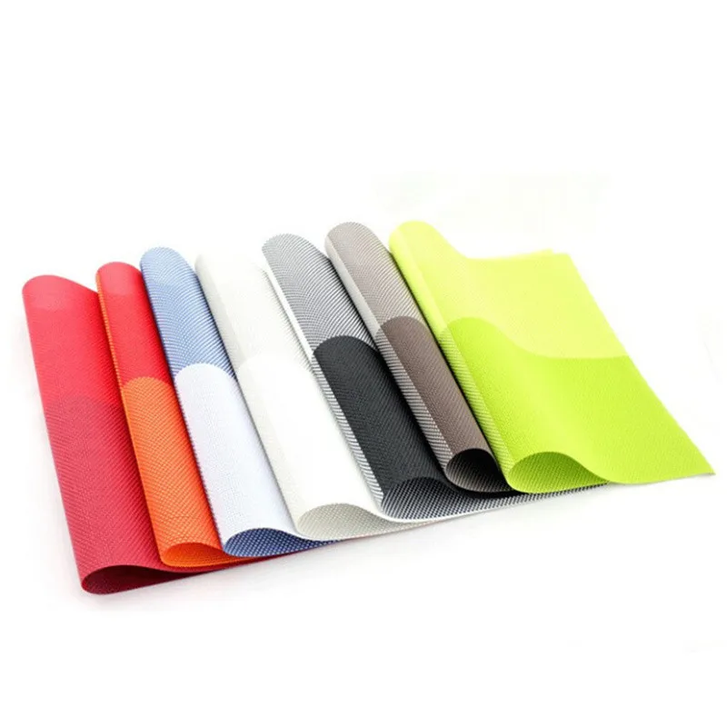 New Fashion PVC Dining Table Placemat Europe Style Kitchen Tool Tableware Pad Coaster Coffee Tea Place Mat