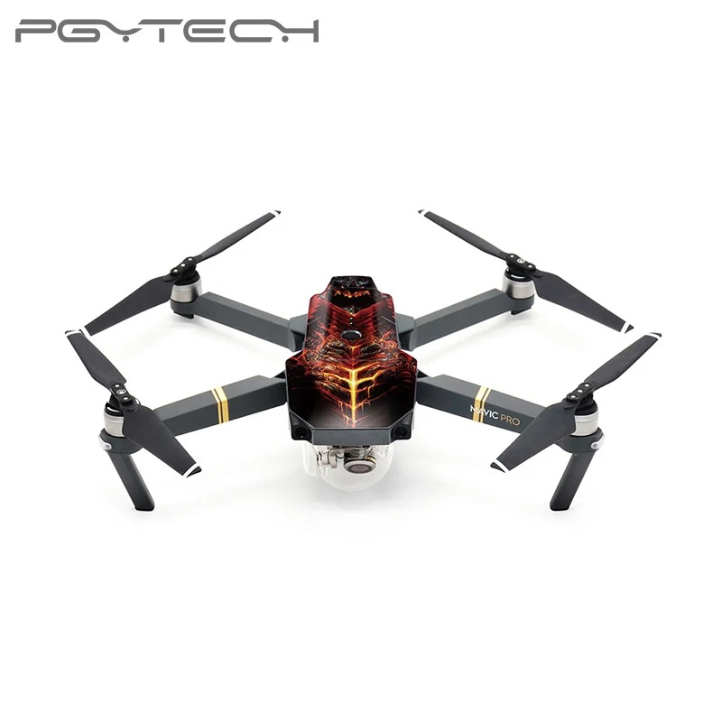 PGYTECH Стикеры для DJI Mavic Pro/Платиновые аксессуары кожи 3M водостойкие Переводные картинки Drone запасной Запчасти для DJI Mavic Pro