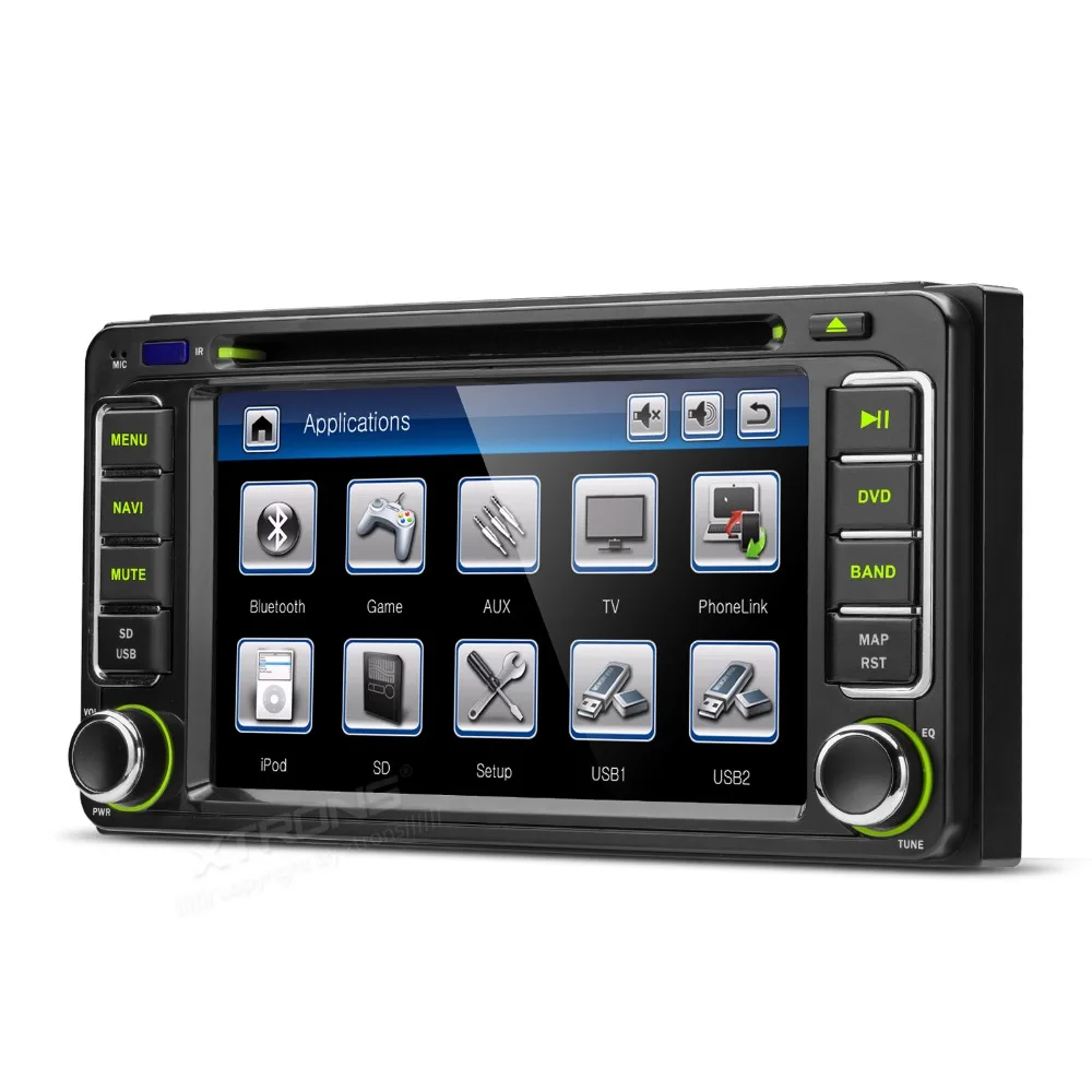 Flash Deal XTRONS 6.2 inch 2 din Car DVD Player Radio GPS Navigation For Toyota Land Cruiser 100 Series 1998-2007 Avanza Prado 4Runner RunX 1