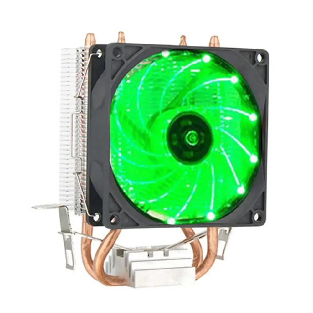 

High Quality Computer Cooler Cooling Fan LED CPU Fan Heatsink Radiator 9cm For CPU Quick Heat Dissipation