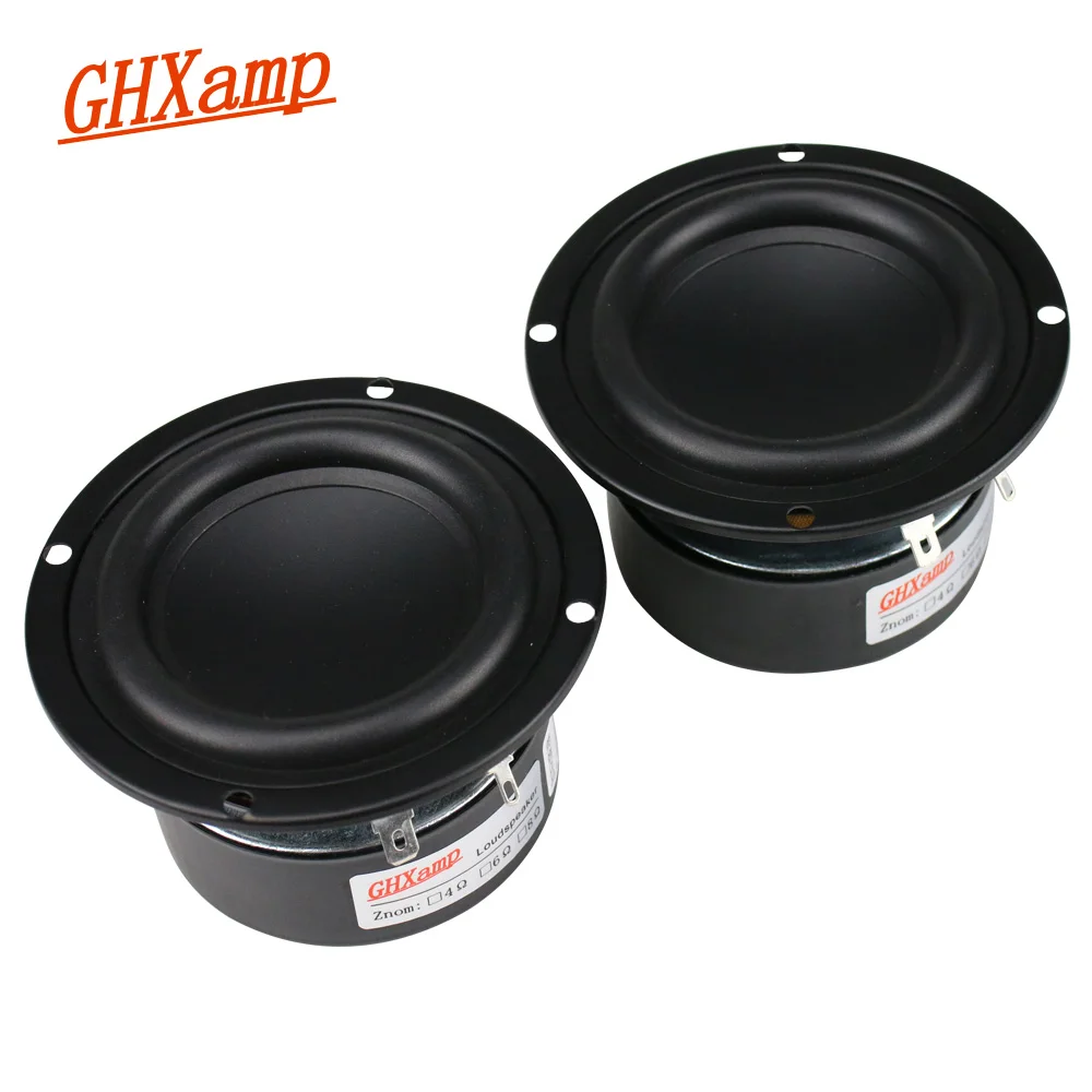 baratas Rodada Subwoofer Falante de Graves 3 polegada 8OHM Linho Cone Baixa freqüência Limpo Desktop Alto falantes Bluetooth DJ DIY 15 25 w 1 Pares