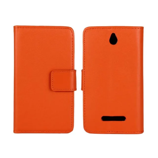 Sony Xperia E Dual C1605 Genuine Wallet Case 03