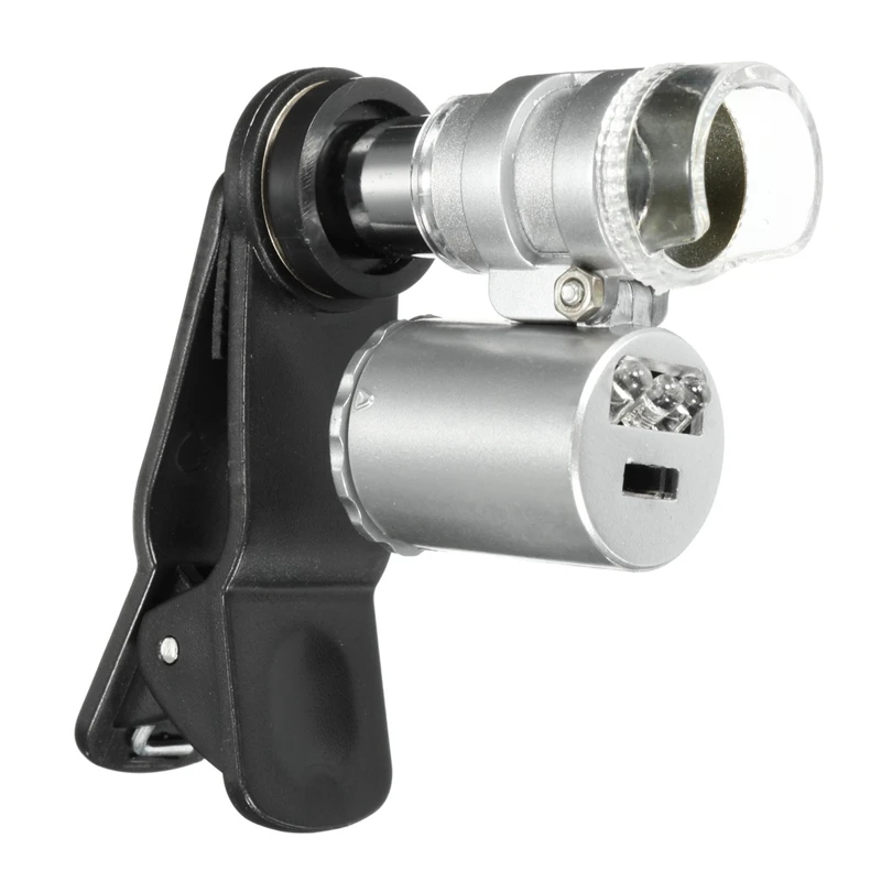 Universal 60X Mobile Phone Microscope Macro Optical Zoom