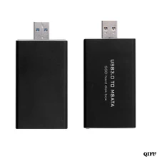 Прямая поставка и USB 3,0 для mSATA SSD жесткий диск коробка конвертер адаптер корпус Внешний чехол APR28