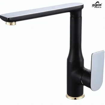 

selling all puckering of hot and cold water copper black kitchen faucet rotate 360 degrees xiancai basins faucets