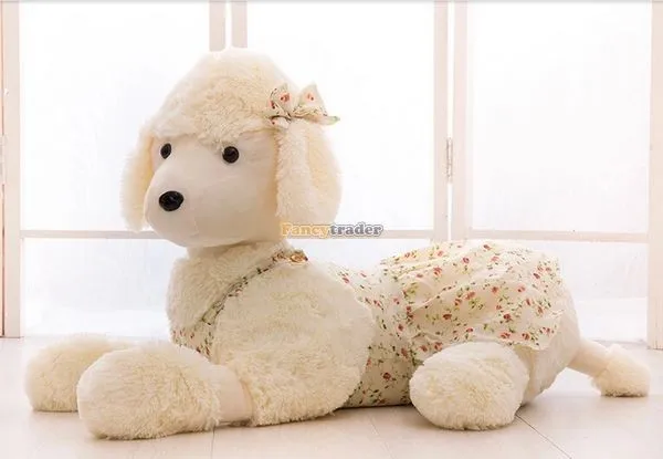 Fancytrader Hot Sale 35'' 90cm Lovely Stuffed Soft Huge Poodle Toy, Nice Gift for Child and Decoration Dolls, Free Shipping FT50061(10)
