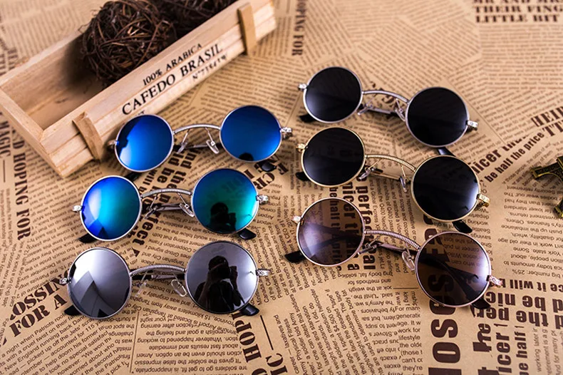 Men vintage steampunk sunglasses (10)