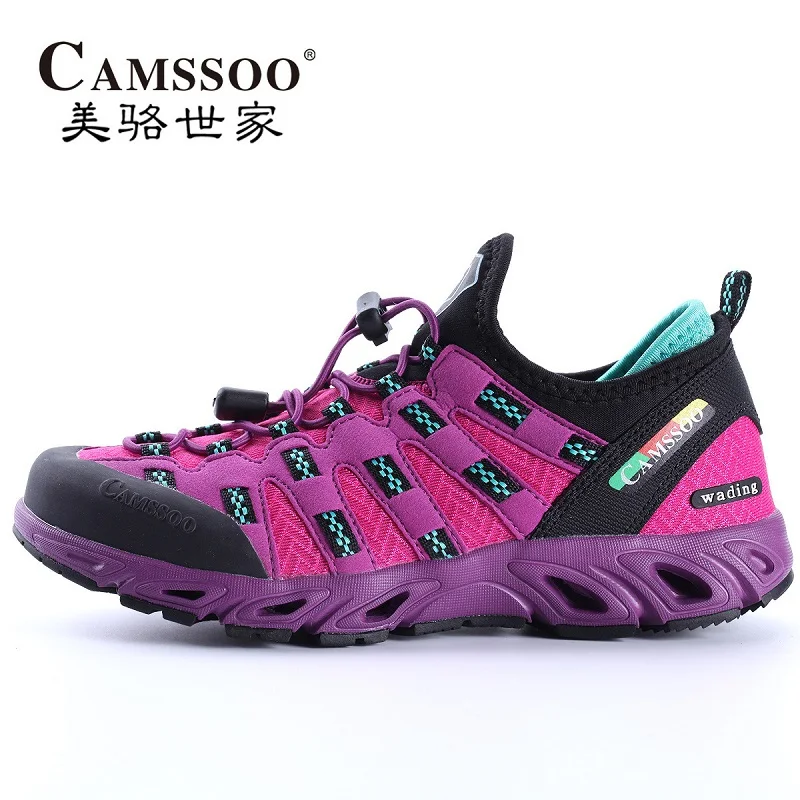 Camssoo المرأة المنبع أحذية تنفس أحذية ماء منصة رياضة المرأة مريحة في الهواء الطلق الأحذية AA40354