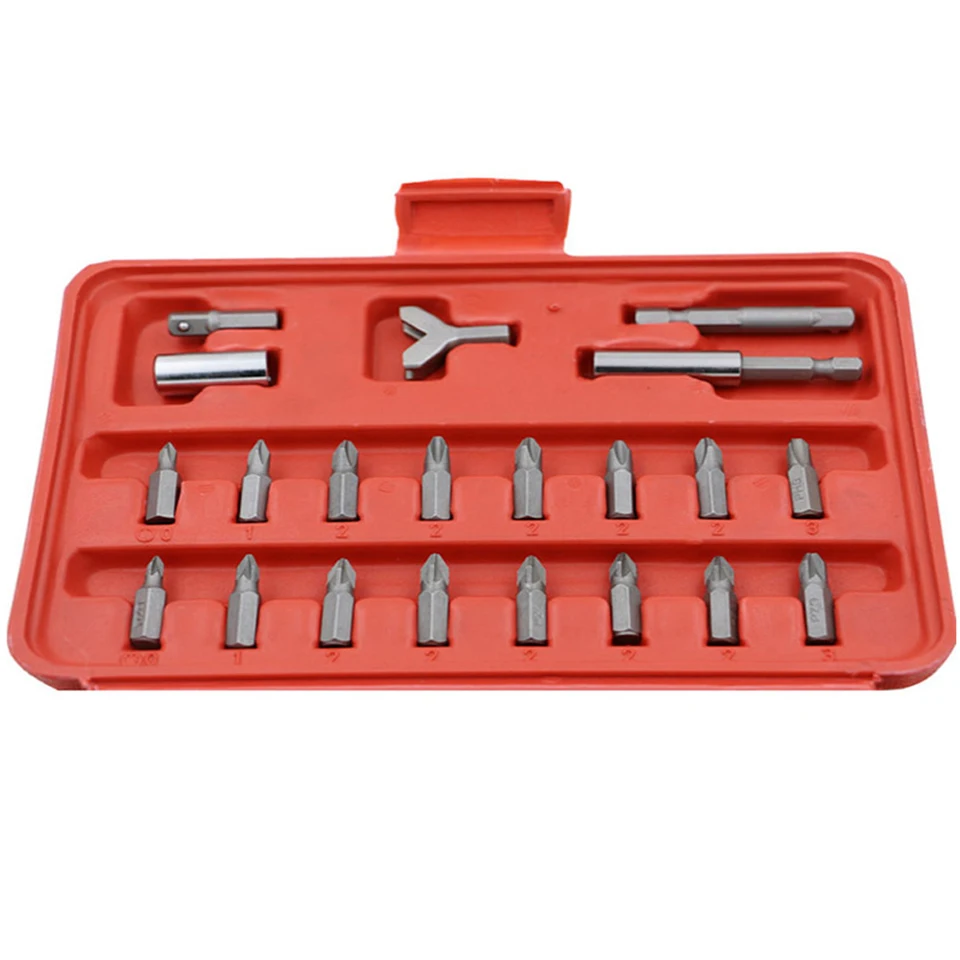 Carburateur Torx Hex Bit Set avec étui Chrome Vanadium Sécurité 100pcs Tournevis indéréglable