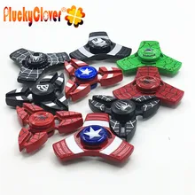 1 шт., металлический Спиннер «Халк», «Супермен», «Человек-паук», «Железный человек», «Спиннер», «Капитан Америка», игрушка Марвел для детей и взрослых, антистресс