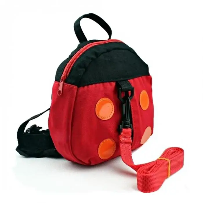 2in1 Ladybird Shaped Keeper Anti Lost Safety Harness Baby Backpack Walk Harness S7JN