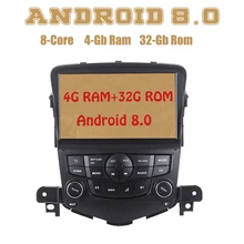 Восьмиядерный PX5 Android 8,0 радио gps для chevrolet cruze с 4G Оперативная память 32G Встроенная память Wi-Fi 4g usb Auto стерео Multimed