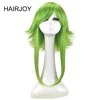 HAIRJOY-Peluca de cabello sintético para dama, cabellera artificial liso de longitud media, color verde, resistente al calor, Cosplay de gomi, Envío Gratis ► Foto 1/6