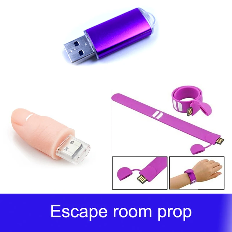 Номер escape prop вставьте u-диск чтобы открыть/заблокировать дверь с аудио Takagism игра