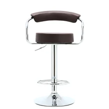 Барный стул с подъемным механизмом современный минималистский тыльная стул домашний барный стул вращающийся регистрации высокие ноги стул кассира