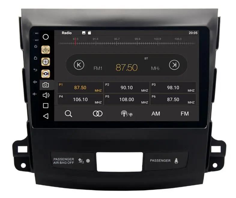 Perfect IPS 4GB Ram 8-Core 32GB Rom 9inch Android 9.0 Car Dvd Gps For Mitsubishi  Outlander 2007-2011  Radio Multimedia GPS NAVI 5