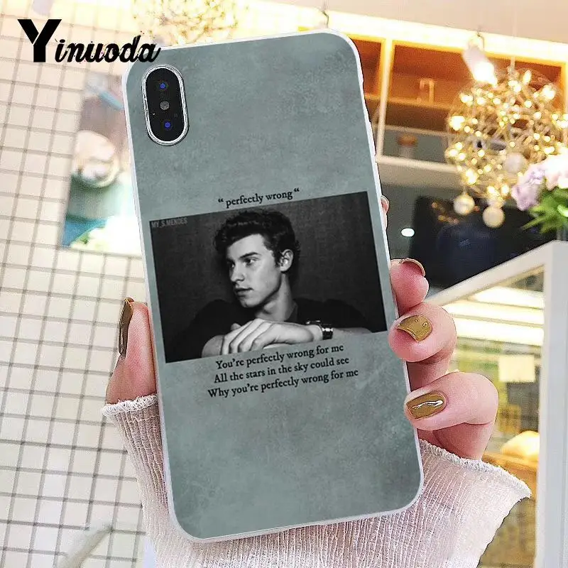 Yinuoda Shawn Mendes Новинка чехол для телефона Fundas чехол для iPhone 8 7 6 6S Plus X XS MAX 5 5S SE XR 10 чехол s Fundas Capa