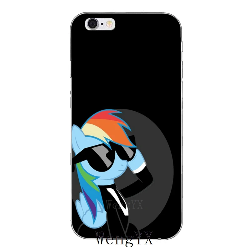 Цветной тонкий мягкий чехол для телефона my little pony rainbow dash Xiaomi Mi 6 A1 5 5s 5x mix max 2 Redmi Note 3