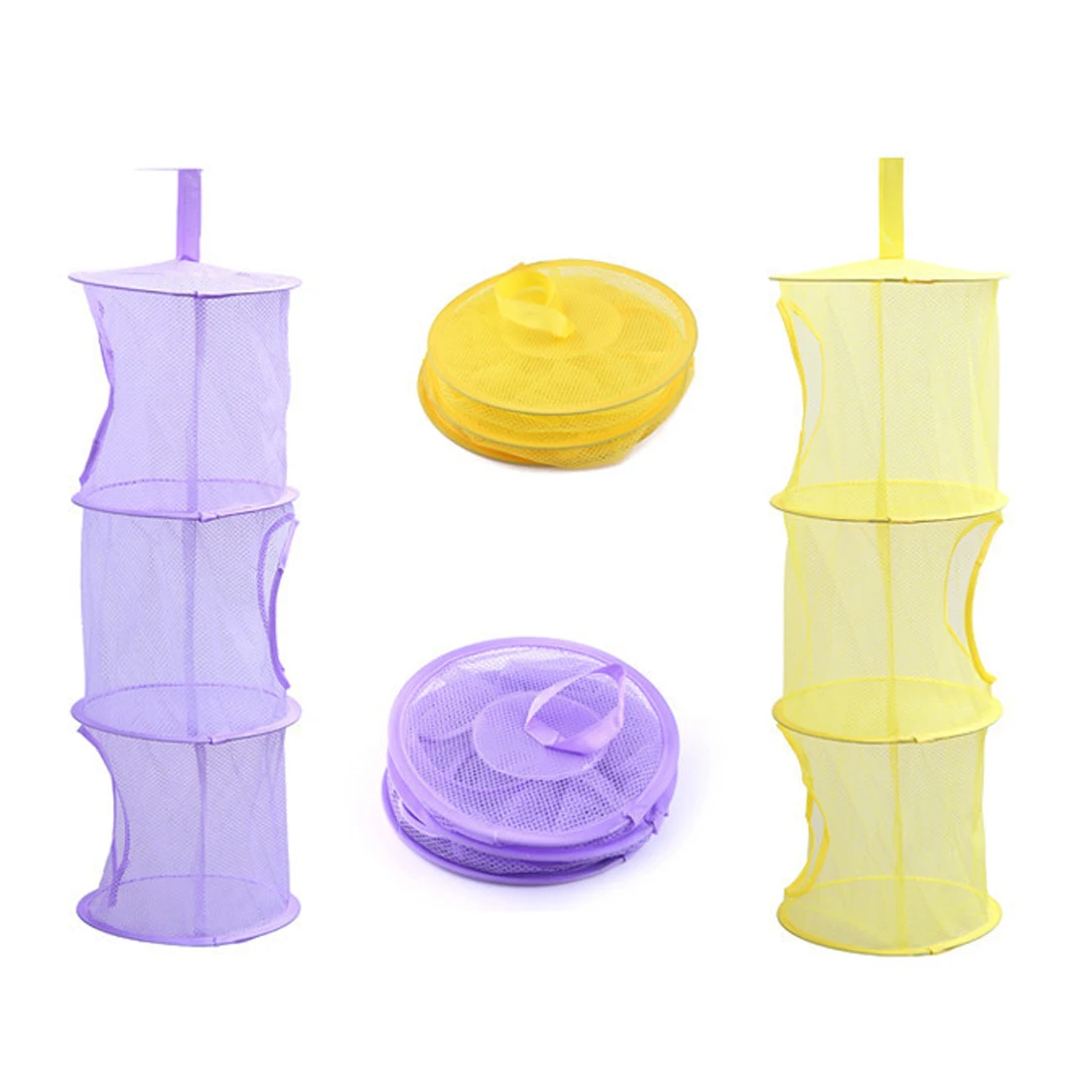 Buy 3 Shelf Hanging Toy Organizer Toys Bag Storage Net