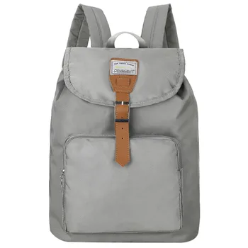 

Fashion Backpack Women Solid Color Nylon Shoulder Bag Students School Bookbag Large Capacity Backpack Travel Shoulder Bag