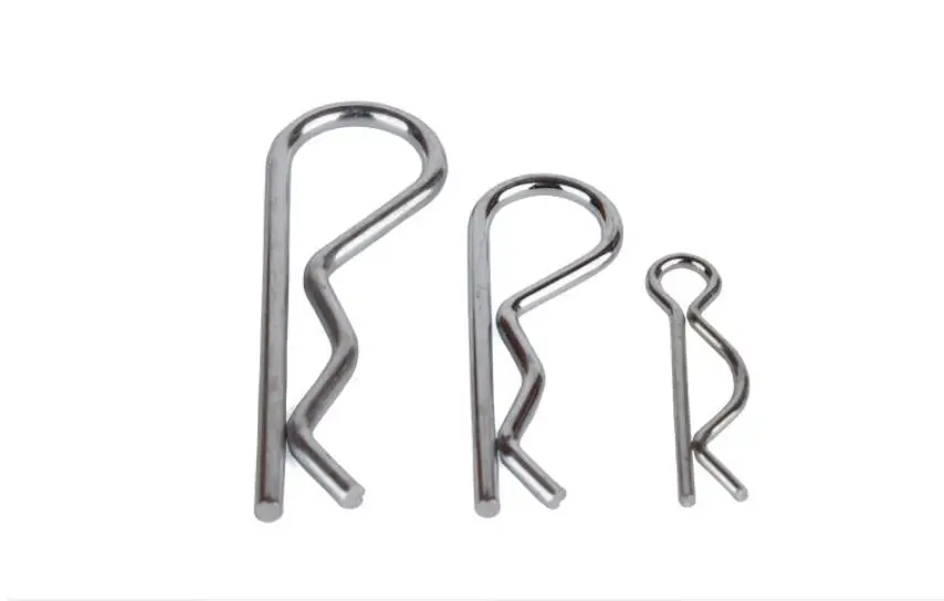 

White zinc Open pins B type wave shaped card pin R pin M1.2 M1.6 M1.8 M2 M2.5 M3 M3.5 pin 65 Mn plug Card holder hairpin
