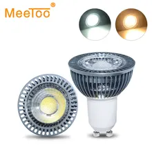 GU10 MR16 Светодиодный светильник 220 В 110 в 12 В COB Светодиодный точечный светильник s Lampara Светодиодный точечный светильник 7 Вт витрина Люминесцентная внутренняя декоративная потолочная лампа