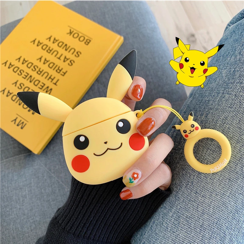 

Cute 3D Cartoon Silicone Case for Apple Airpods Case Bluetooth Earphone Headset Accessories Protective Bag Charging Box Cover