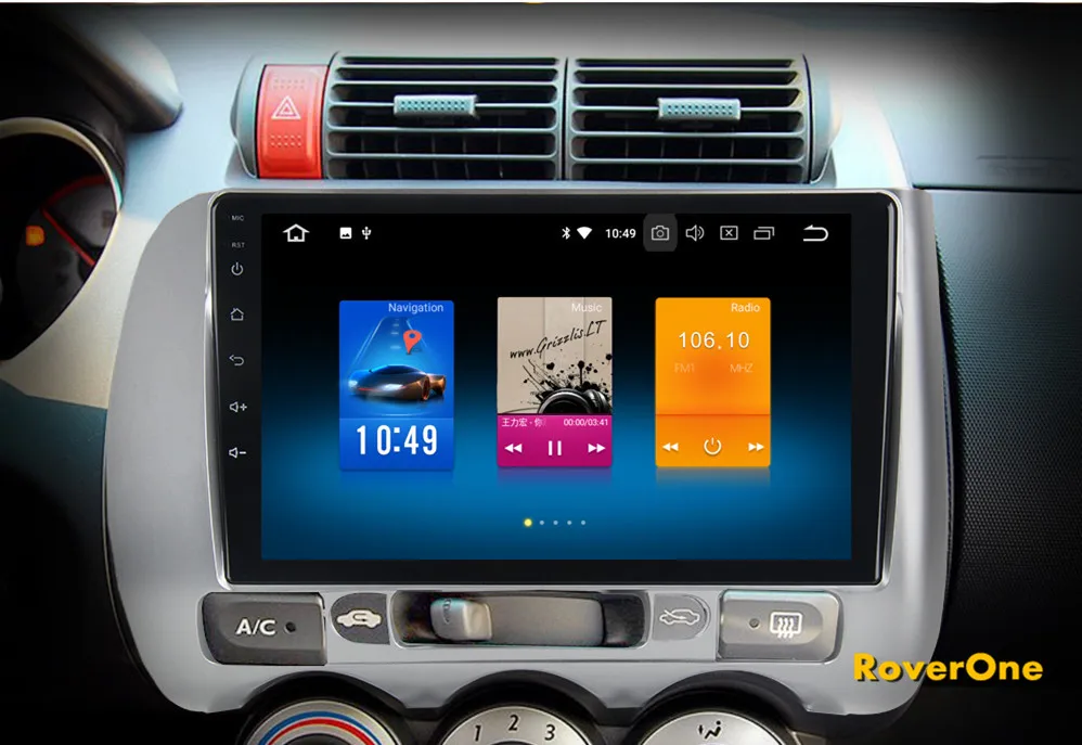 Top Octa Core Android 9.0 Car Multimedia Player For Honda Jazz Fit 2002 - 2008 Touchscreen Autoradio Bluetooth GPS Navigation Radio 3