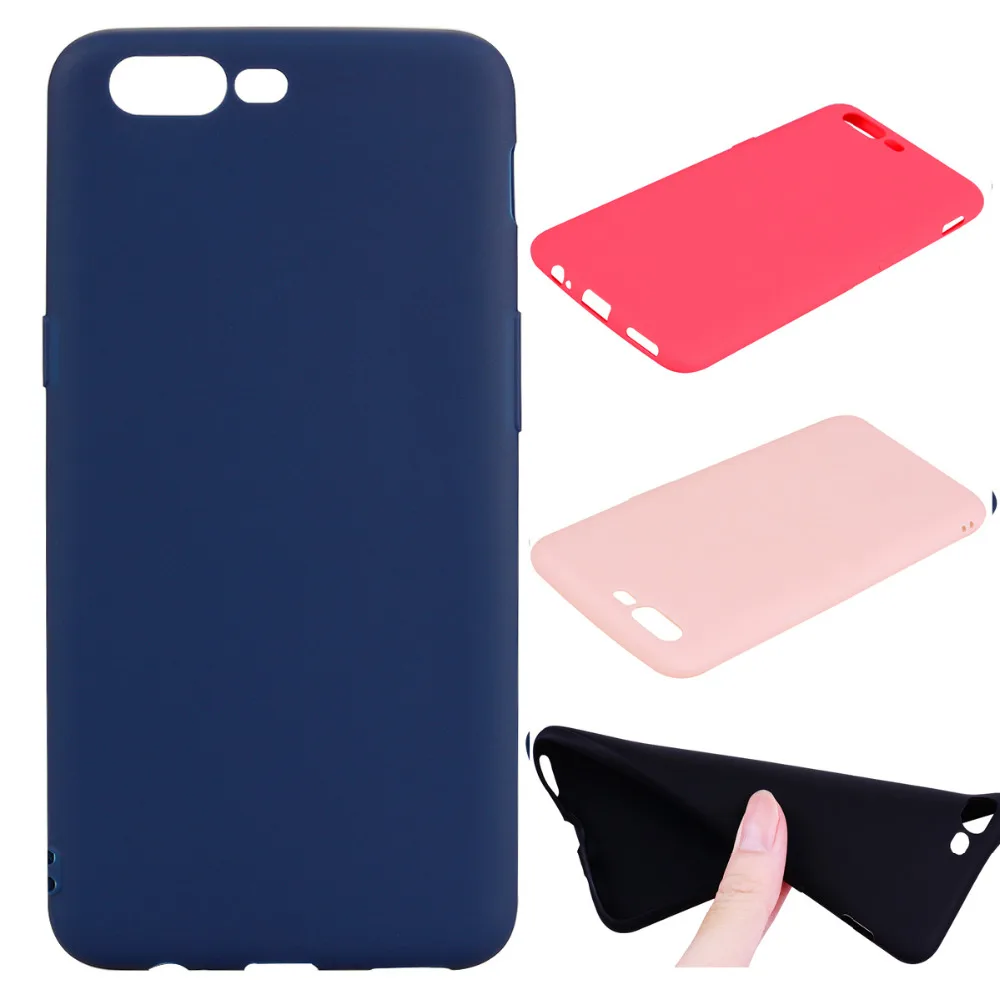 Sunjolly для Oneplus 5 однотонный мягкий чехол из ТПУ силиконовый розовый тонкий coque fundas