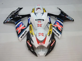 

Injection ABS For K6 06 07 SUZUKI GSXR750 GSXR-750 GSX-R750 GSXR 750 2006 2007 White Black Fairings