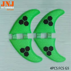 Jnj новый бренд стекловолокна FCS G5 Quad ребра доски для серфинга