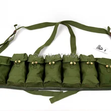 С запасом, китайский военный SKS Тип 63 Грудь Rig бандаж Ammo мешочек